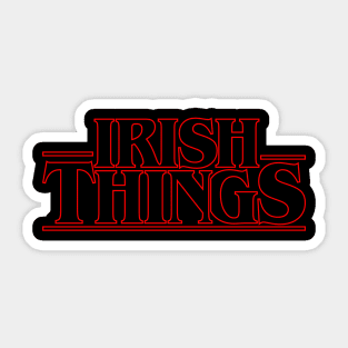 Irish Things Sticker